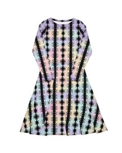 Pastel Haunted House Midi Dress