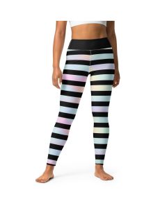 Pastel Stripe Yoga Leggings