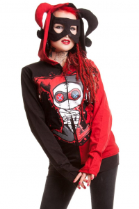 Jester Red and Black Hoodie