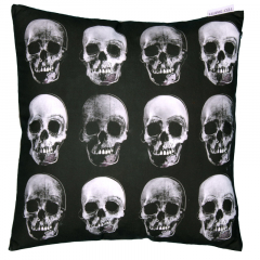 Skull Print Cushion