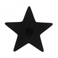 Black Star Shaped Spell Candle Holder